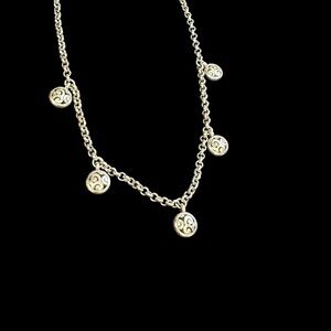 Brighton Silver Mingle Petite Drops Necklace